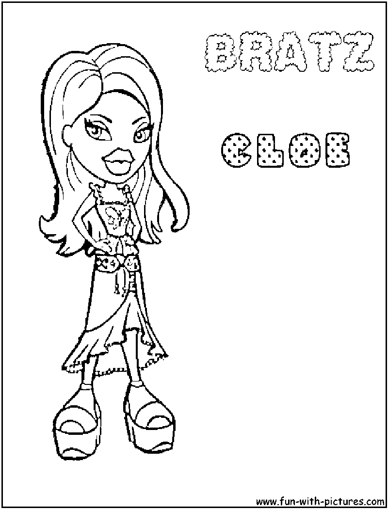 Página para colorir: Bratz (desenhos animados) #32511 - Páginas para Colorir Imprimíveis Gratuitamente