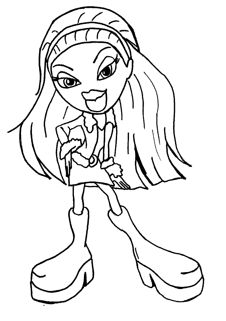 Página para colorir: Bratz (desenhos animados) #32521 - Páginas para Colorir Imprimíveis Gratuitamente