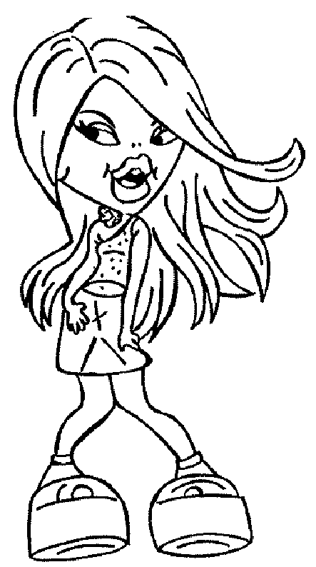 Página para colorir: Bratz (desenhos animados) #32651 - Páginas para Colorir Imprimíveis Gratuitamente