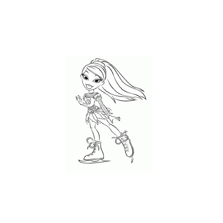 Página para colorir: Bratz (desenhos animados) #32690 - Páginas para Colorir Imprimíveis Gratuitamente