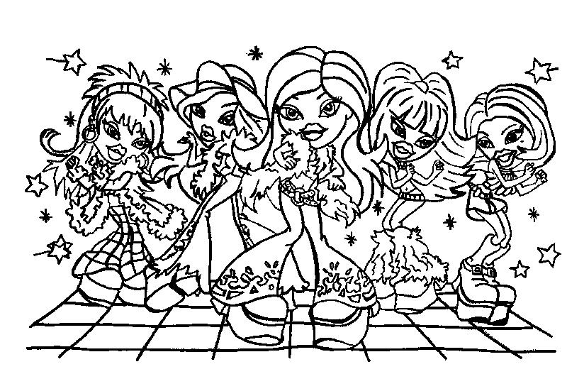 Página para colorir: Bratz (desenhos animados) #32697 - Páginas para Colorir Imprimíveis Gratuitamente