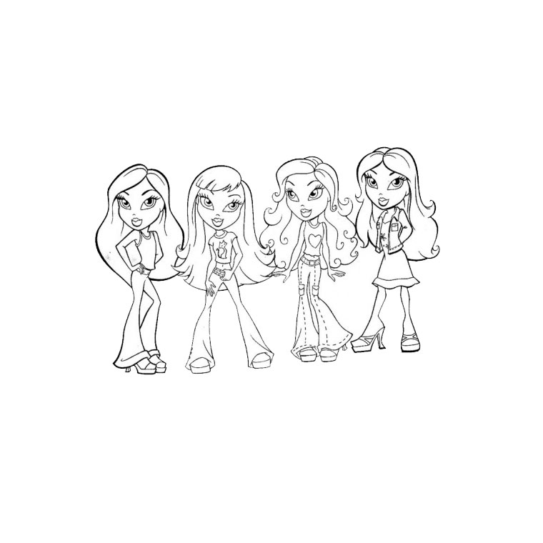 Página para colorir: Bratz (desenhos animados) #32717 - Páginas para Colorir Imprimíveis Gratuitamente