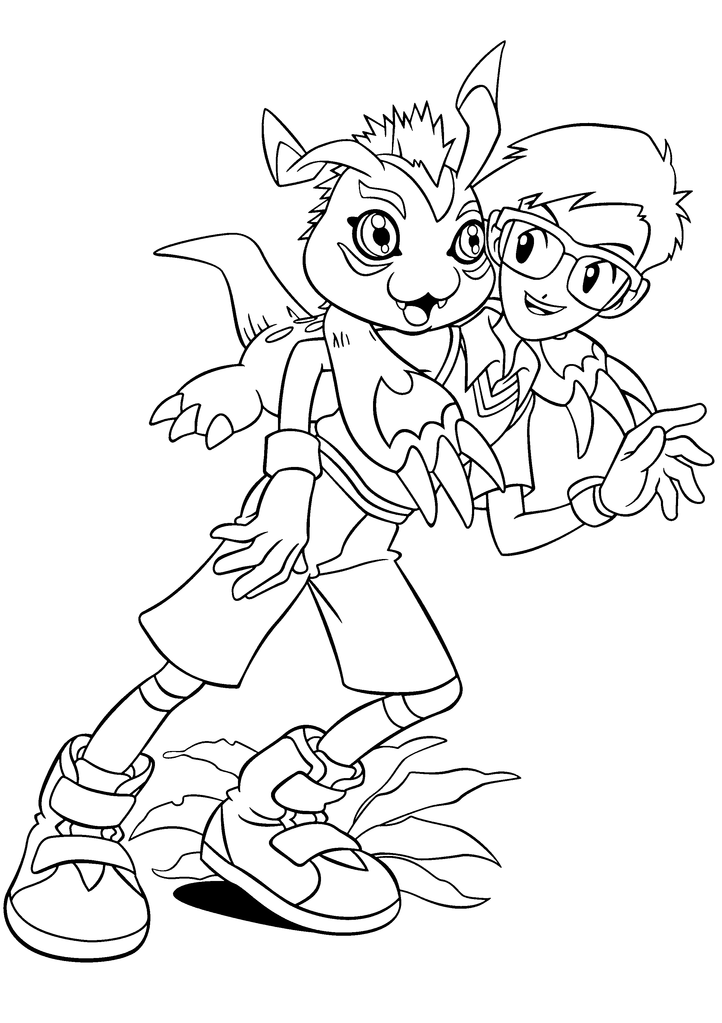 Página para colorir: Digimon (desenhos animados) #51466 - Páginas para Colorir Imprimíveis Gratuitamente