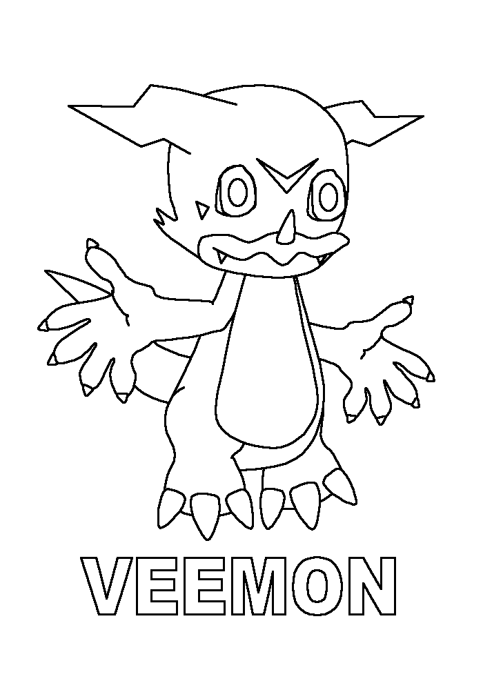 Página para colorir: Digimon (desenhos animados) #51490 - Páginas para Colorir Imprimíveis Gratuitamente