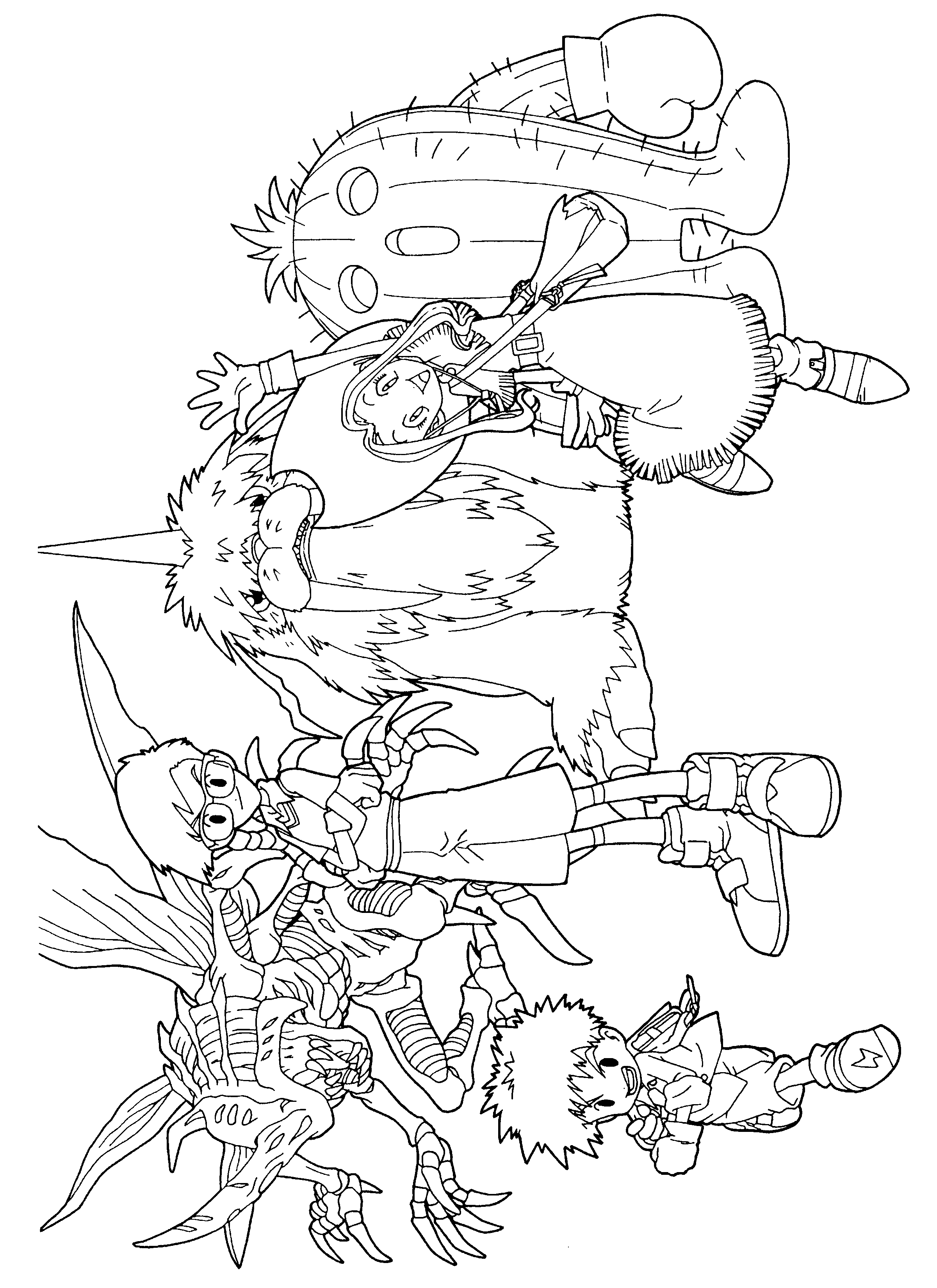 Página para colorir: Digimon (desenhos animados) #51492 - Páginas para Colorir Imprimíveis Gratuitamente