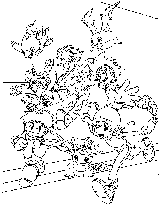 Página para colorir: Digimon (desenhos animados) #51538 - Páginas para Colorir Imprimíveis Gratuitamente