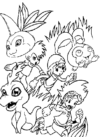 Página para colorir: Digimon (desenhos animados) #51545 - Páginas para Colorir Imprimíveis Gratuitamente