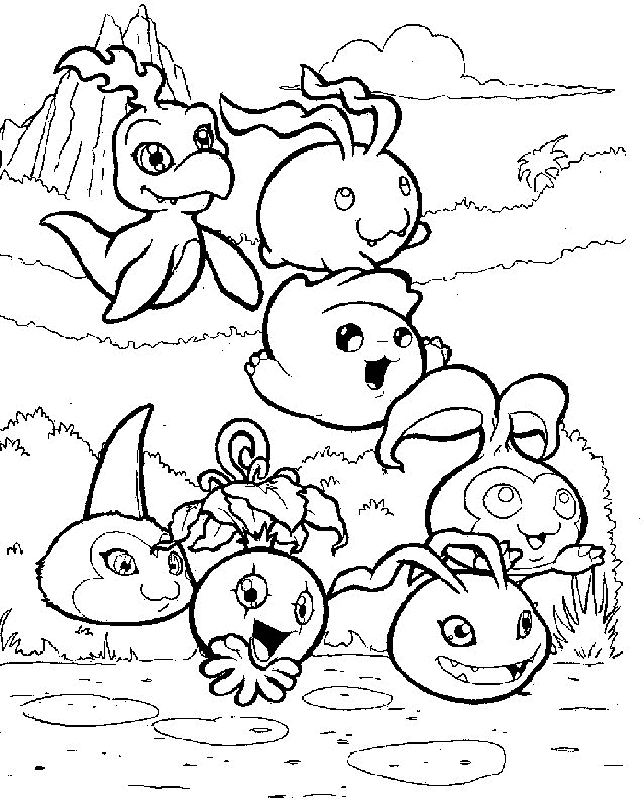 Página para colorir: Digimon (desenhos animados) #51561 - Páginas para Colorir Imprimíveis Gratuitamente