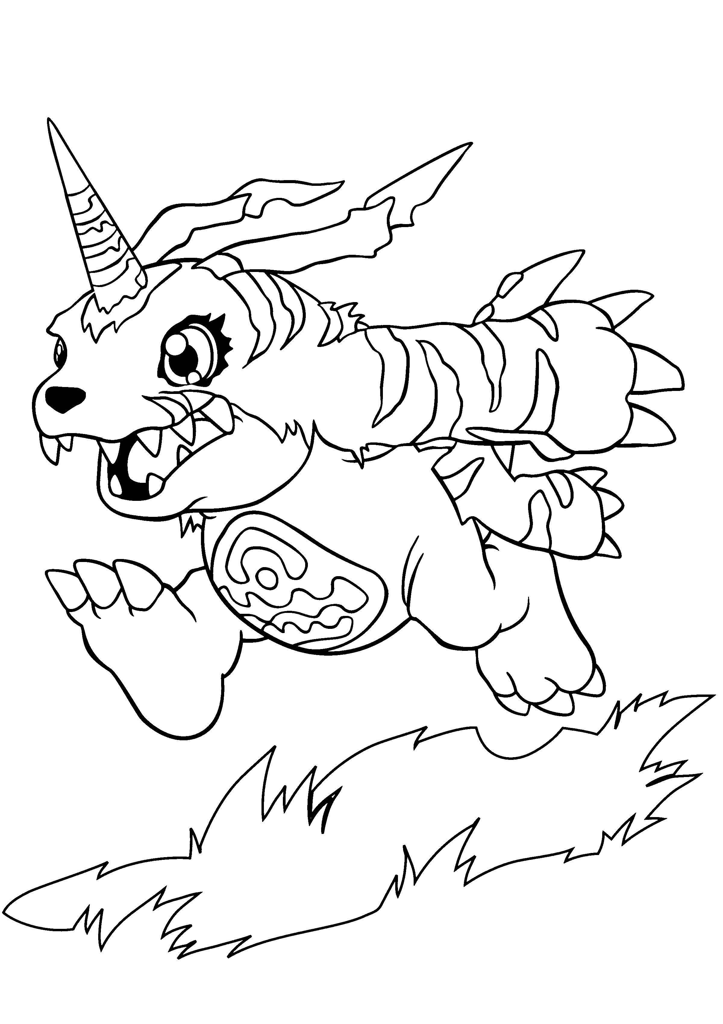 Página para colorir: Digimon (desenhos animados) #51582 - Páginas para Colorir Imprimíveis Gratuitamente