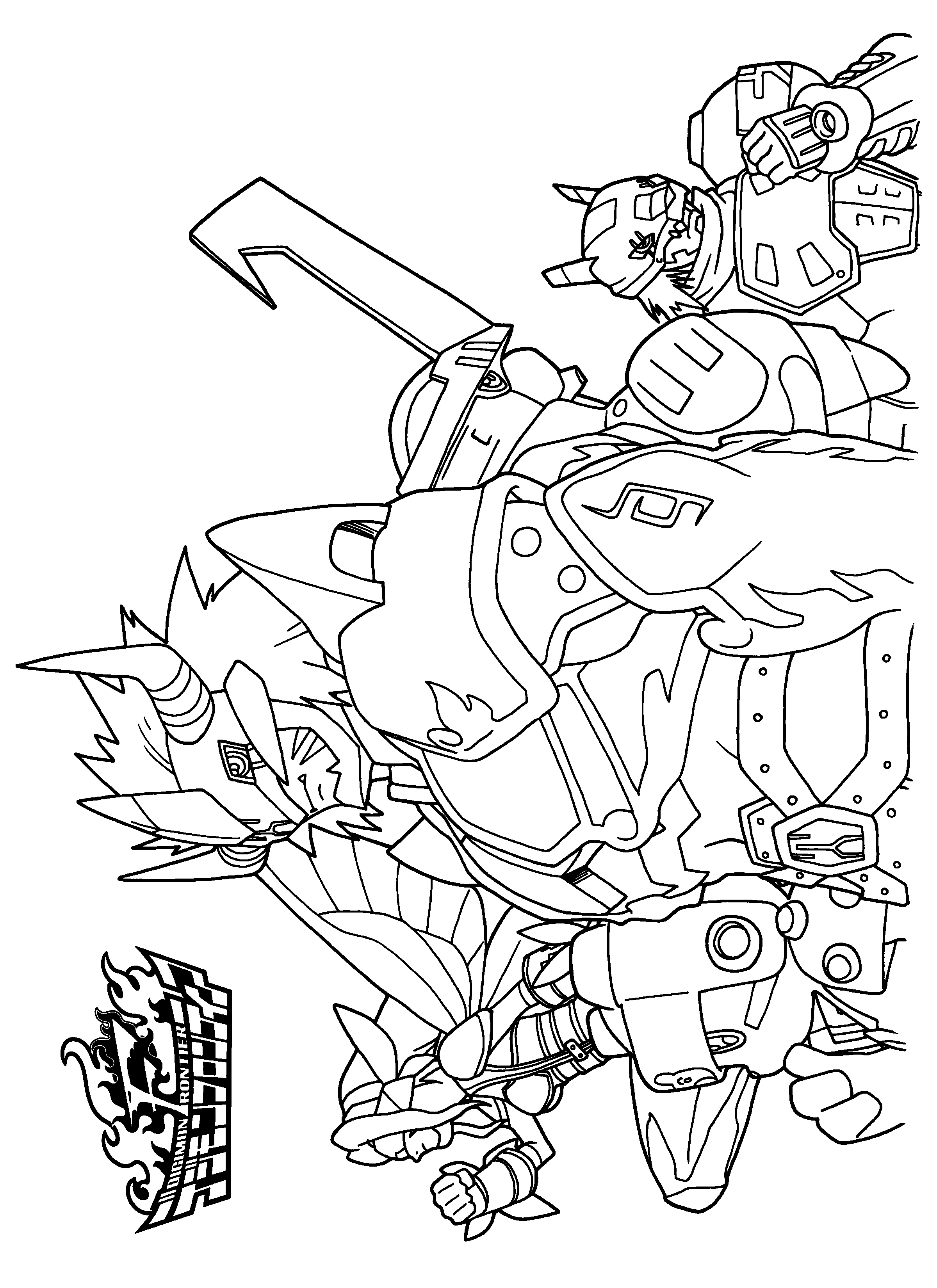 Página para colorir: Digimon (desenhos animados) #51627 - Páginas para Colorir Imprimíveis Gratuitamente