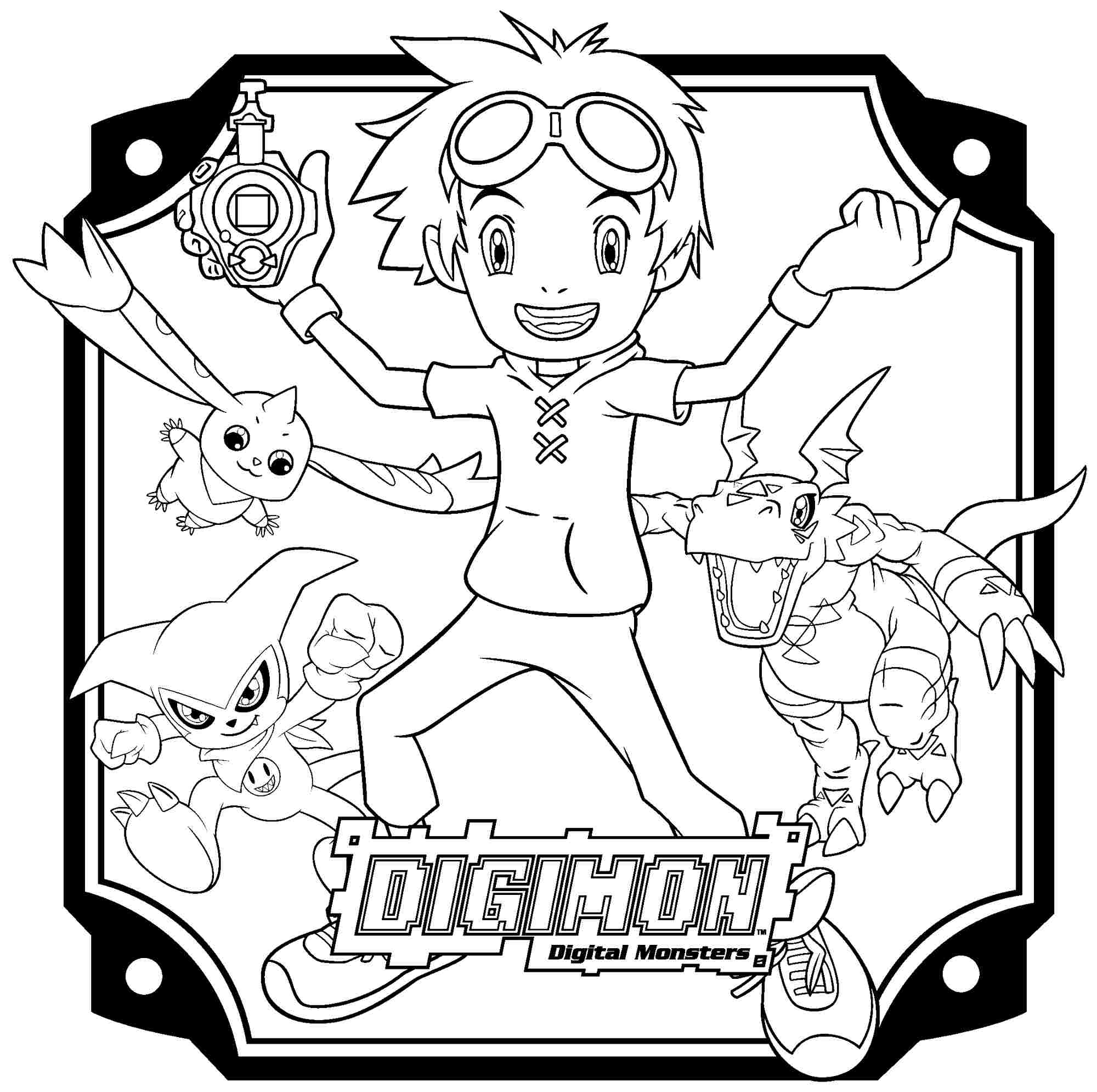 Página para colorir: Digimon (desenhos animados) #51723 - Páginas para Colorir Imprimíveis Gratuitamente