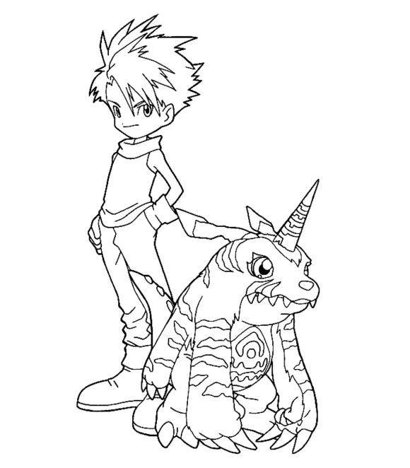 Página para colorir: Digimon (desenhos animados) #51725 - Páginas para Colorir Imprimíveis Gratuitamente