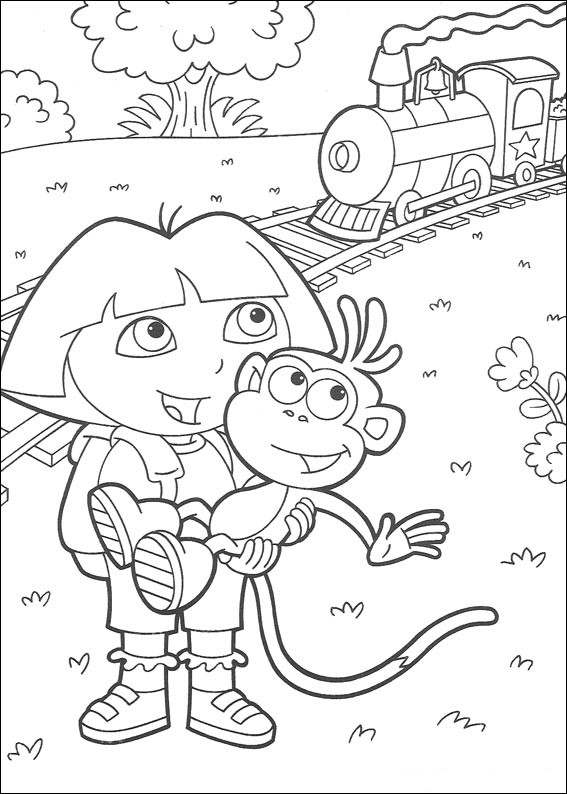 Página para colorir: Dora a Aventureira (desenhos animados) #29720 - Páginas para Colorir Imprimíveis Gratuitamente