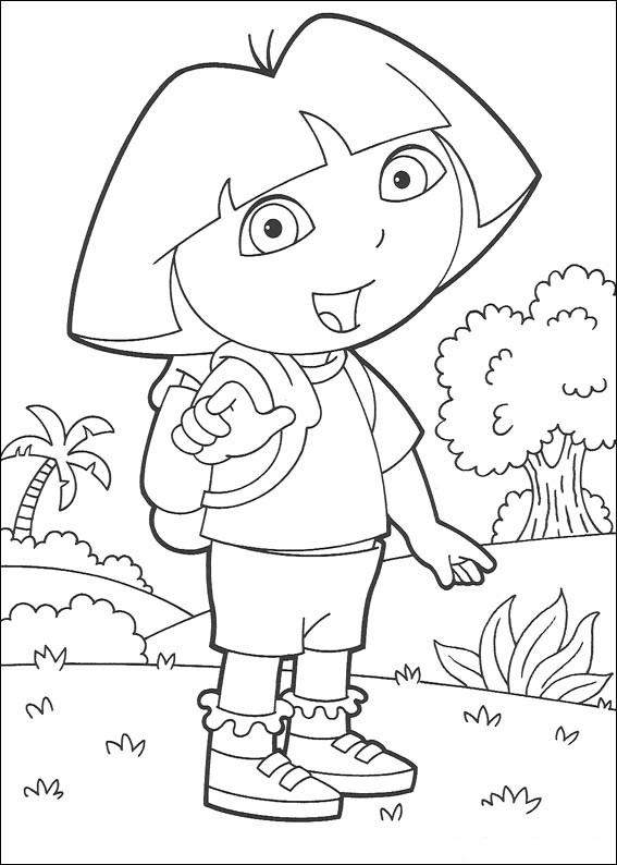 Página para colorir: Dora a Aventureira (desenhos animados) #29722 - Páginas para Colorir Imprimíveis Gratuitamente