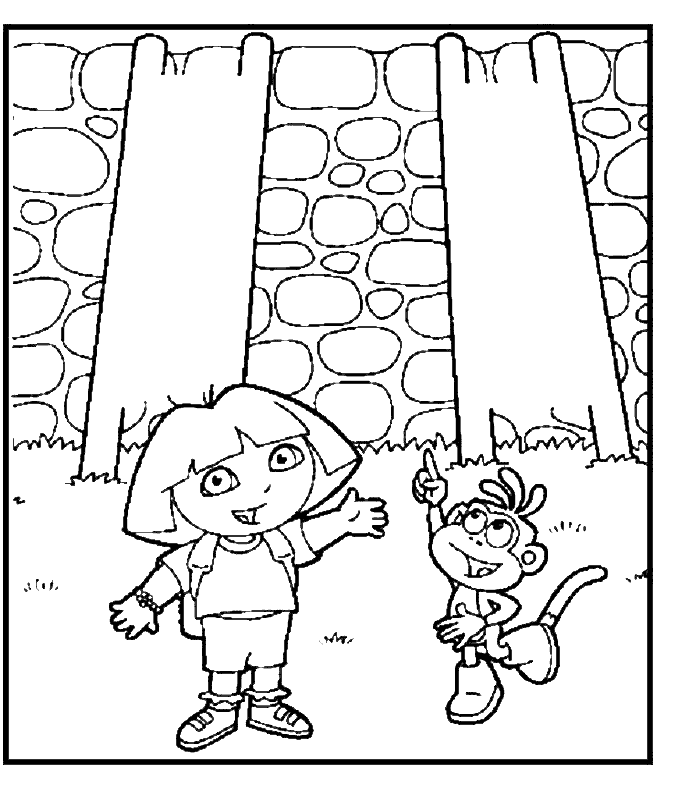 Página para colorir: Dora a Aventureira (desenhos animados) #29727 - Páginas para Colorir Imprimíveis Gratuitamente