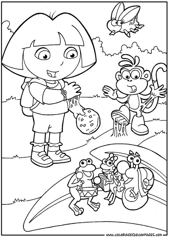 Página para colorir: Dora a Aventureira (desenhos animados) #29728 - Páginas para Colorir Imprimíveis Gratuitamente