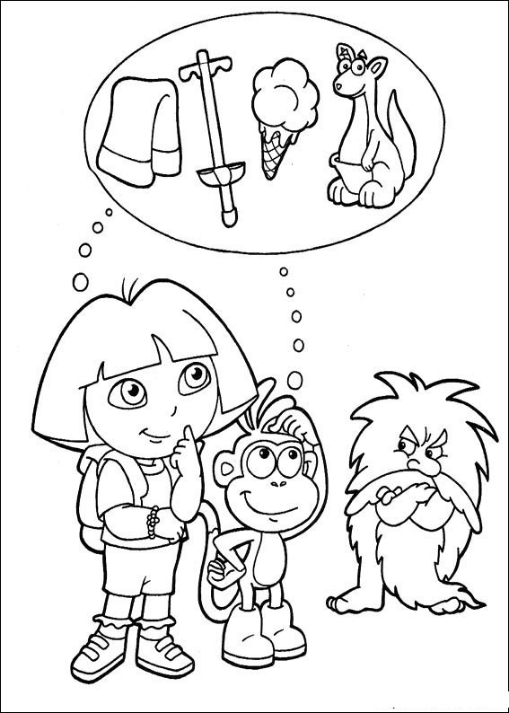 Página para colorir: Dora a Aventureira (desenhos animados) #29729 - Páginas para Colorir Imprimíveis Gratuitamente