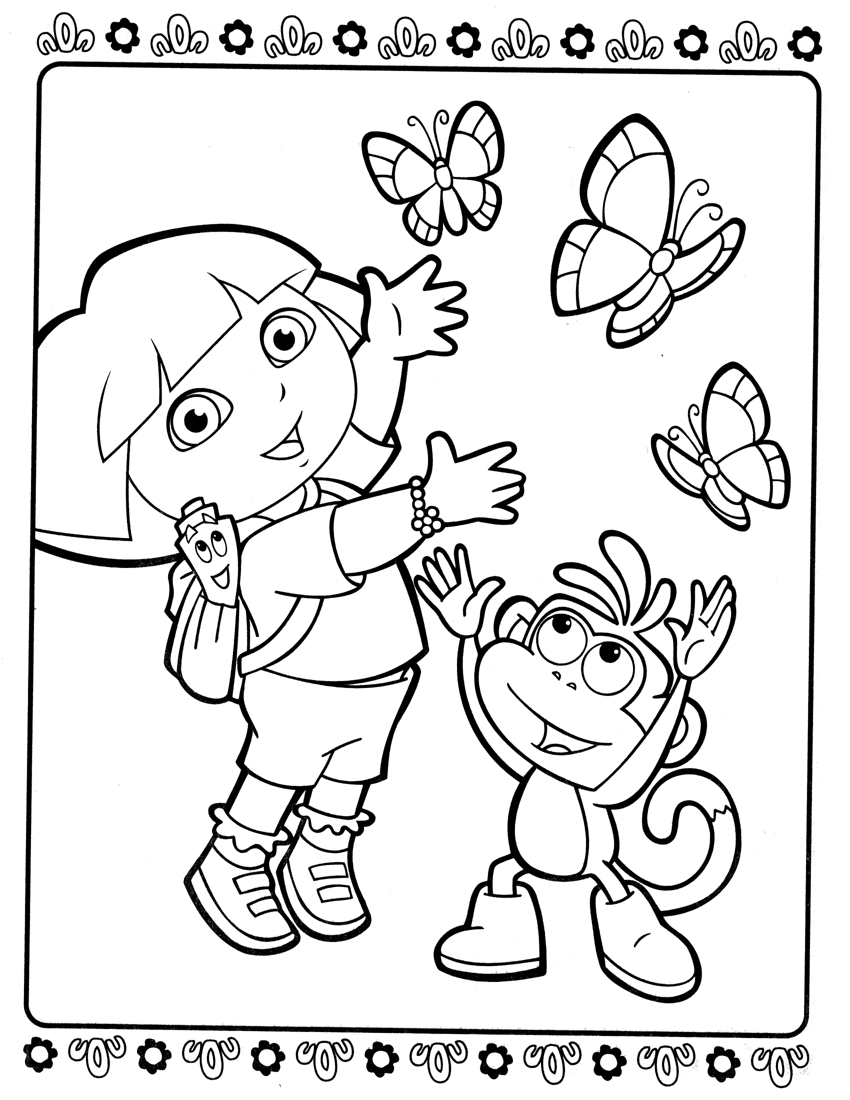 Página para colorir: Dora a Aventureira (desenhos animados) #29738 - Páginas para Colorir Imprimíveis Gratuitamente