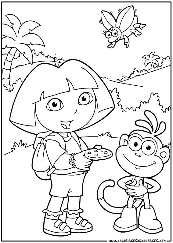 Página para colorir: Dora a Aventureira (desenhos animados) #29740 - Páginas para Colorir Imprimíveis Gratuitamente