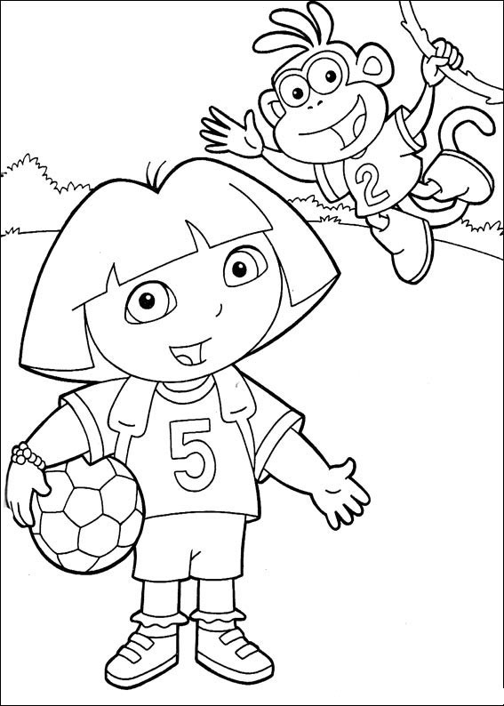 Página para colorir: Dora a Aventureira (desenhos animados) #29756 - Páginas para Colorir Imprimíveis Gratuitamente