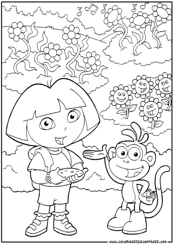 Página para colorir: Dora a Aventureira (desenhos animados) #29772 - Páginas para Colorir Imprimíveis Gratuitamente