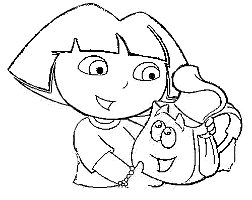 Página para colorir: Dora a Aventureira (desenhos animados) #29786 - Páginas para Colorir Imprimíveis Gratuitamente