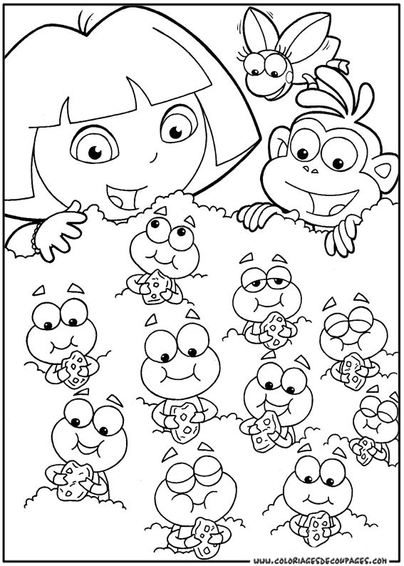 Página para colorir: Dora a Aventureira (desenhos animados) #29800 - Páginas para Colorir Imprimíveis Gratuitamente