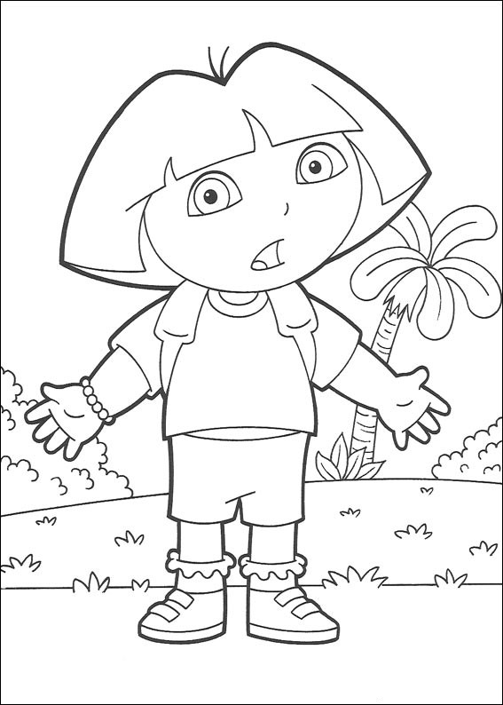 Página para colorir: Dora a Aventureira (desenhos animados) #29802 - Páginas para Colorir Imprimíveis Gratuitamente