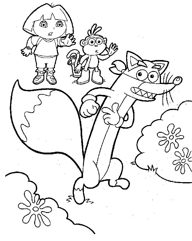 Página para colorir: Dora a Aventureira (desenhos animados) #29808 - Páginas para Colorir Imprimíveis Gratuitamente