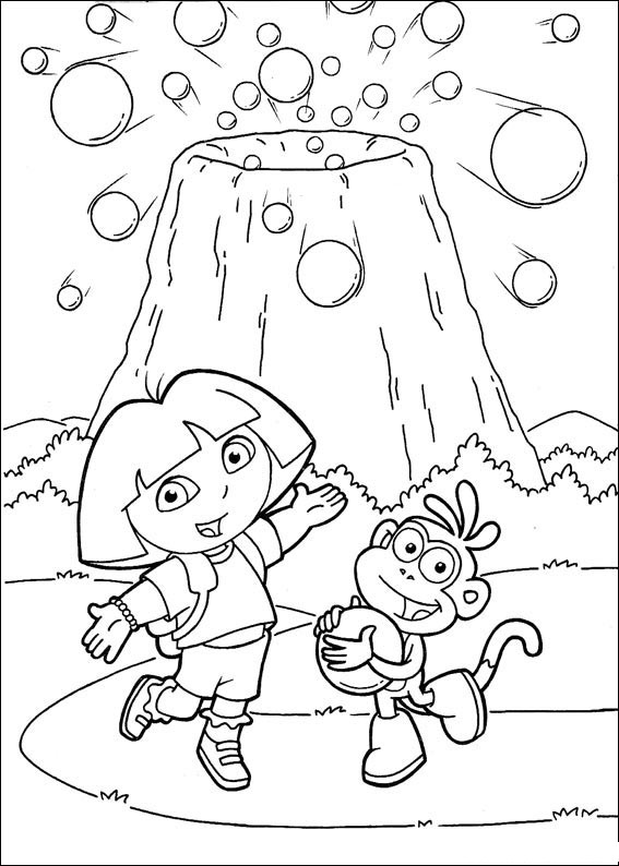 Página para colorir: Dora a Aventureira (desenhos animados) #29814 - Páginas para Colorir Imprimíveis Gratuitamente