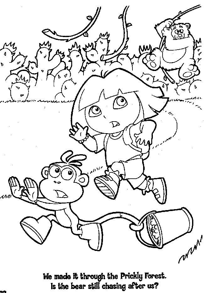 Página para colorir: Dora a Aventureira (desenhos animados) #29824 - Páginas para Colorir Imprimíveis Gratuitamente