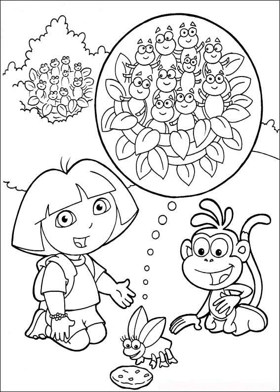 Página para colorir: Dora a Aventureira (desenhos animados) #29837 - Páginas para Colorir Imprimíveis Gratuitamente