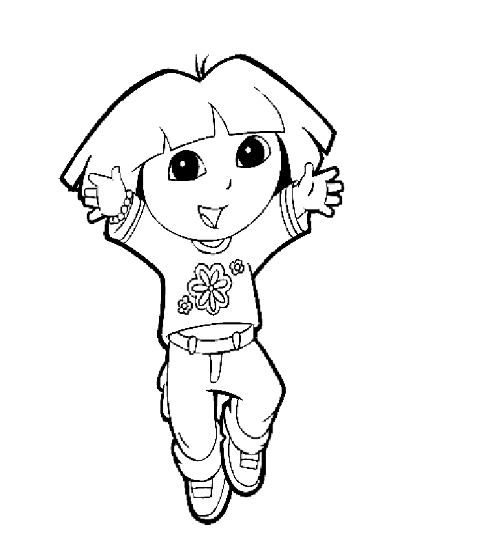 Página para colorir: Dora a Aventureira (desenhos animados) #29846 - Páginas para Colorir Imprimíveis Gratuitamente