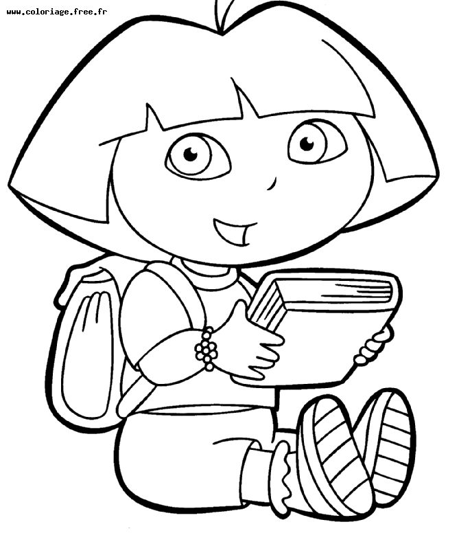 Página para colorir: Dora a Aventureira (desenhos animados) #29850 - Páginas para Colorir Imprimíveis Gratuitamente