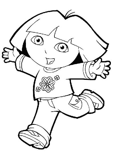 Página para colorir: Dora a Aventureira (desenhos animados) #29851 - Páginas para Colorir Imprimíveis Gratuitamente