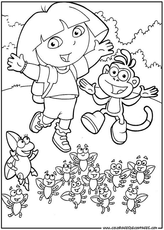 Página para colorir: Dora a Aventureira (desenhos animados) #29857 - Páginas para Colorir Imprimíveis Gratuitamente