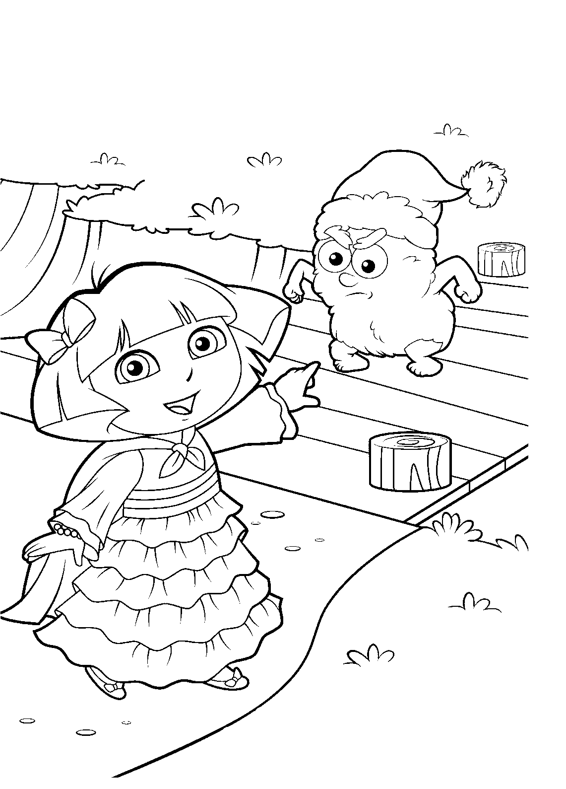 Página para colorir: Dora a Aventureira (desenhos animados) #29864 - Páginas para Colorir Imprimíveis Gratuitamente