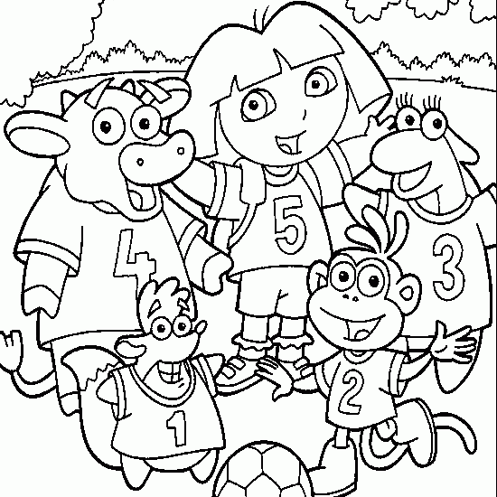 Página para colorir: Dora a Aventureira (desenhos animados) #29873 - Páginas para Colorir Imprimíveis Gratuitamente