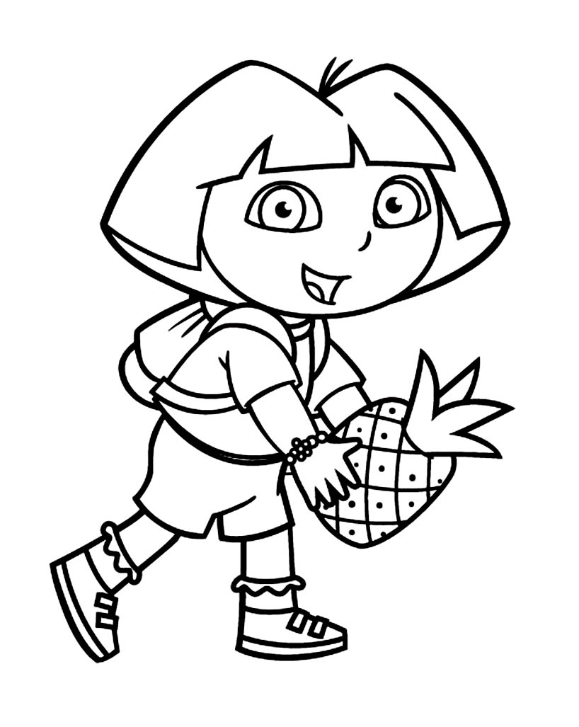 Página para colorir: Dora a Aventureira (desenhos animados) #29875 - Páginas para Colorir Imprimíveis Gratuitamente