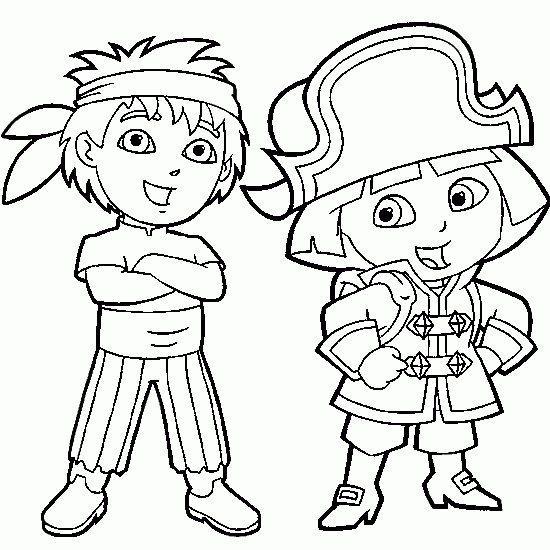 Página para colorir: Dora a Aventureira (desenhos animados) #29881 - Páginas para Colorir Imprimíveis Gratuitamente