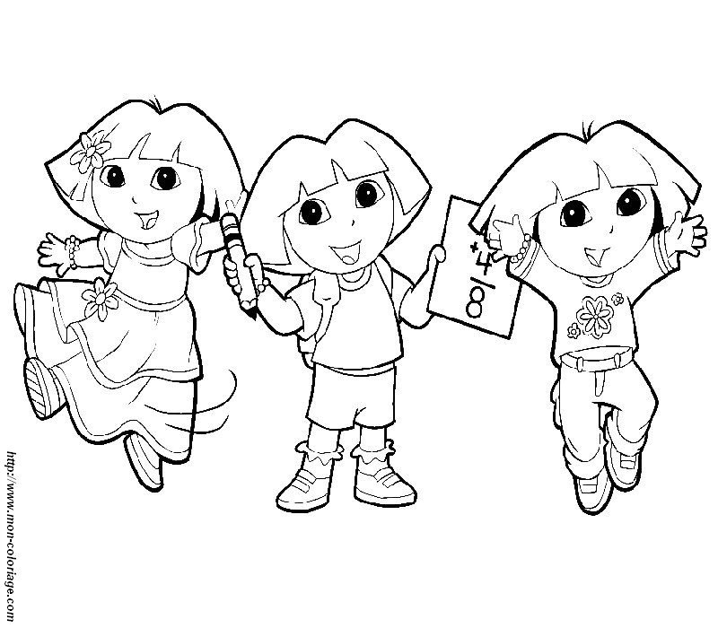 Página para colorir: Dora a Aventureira (desenhos animados) #29882 - Páginas para Colorir Imprimíveis Gratuitamente