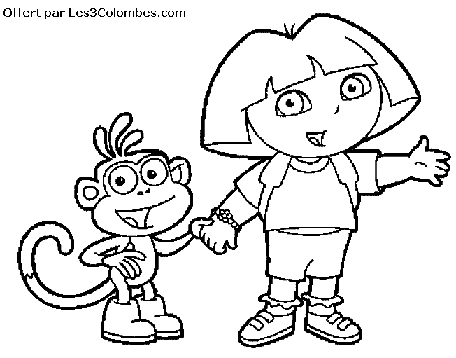 Página para colorir: Dora a Aventureira (desenhos animados) #29883 - Páginas para Colorir Imprimíveis Gratuitamente