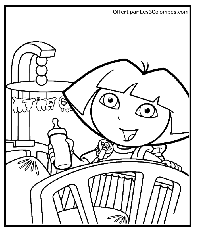 Página para colorir: Dora a Aventureira (desenhos animados) #29884 - Páginas para Colorir Imprimíveis Gratuitamente