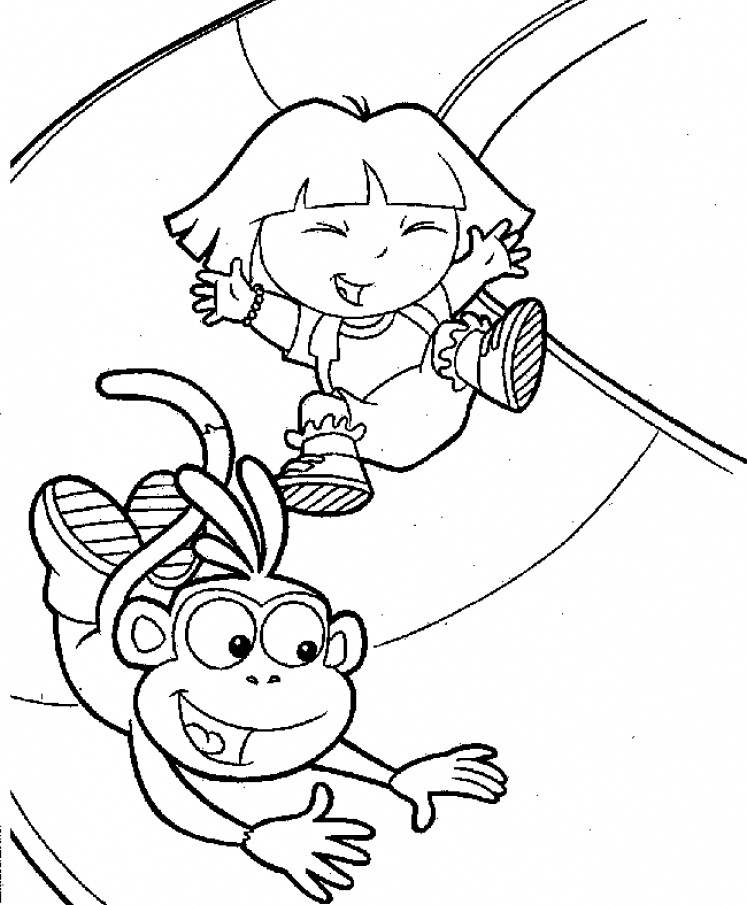 Página para colorir: Dora a Aventureira (desenhos animados) #29885 - Páginas para Colorir Imprimíveis Gratuitamente