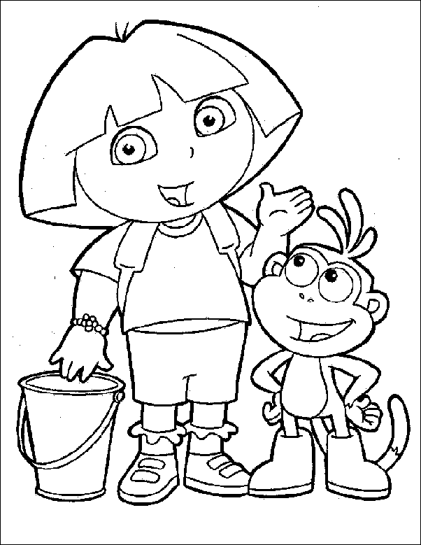 Página para colorir: Dora a Aventureira (desenhos animados) #29890 - Páginas para Colorir Imprimíveis Gratuitamente