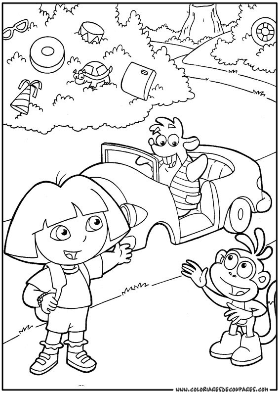 Página para colorir: Dora a Aventureira (desenhos animados) #29893 - Páginas para Colorir Imprimíveis Gratuitamente