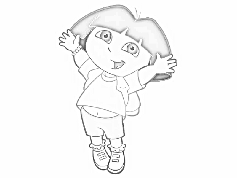 Página para colorir: Dora a Aventureira (desenhos animados) #29908 - Páginas para Colorir Imprimíveis Gratuitamente