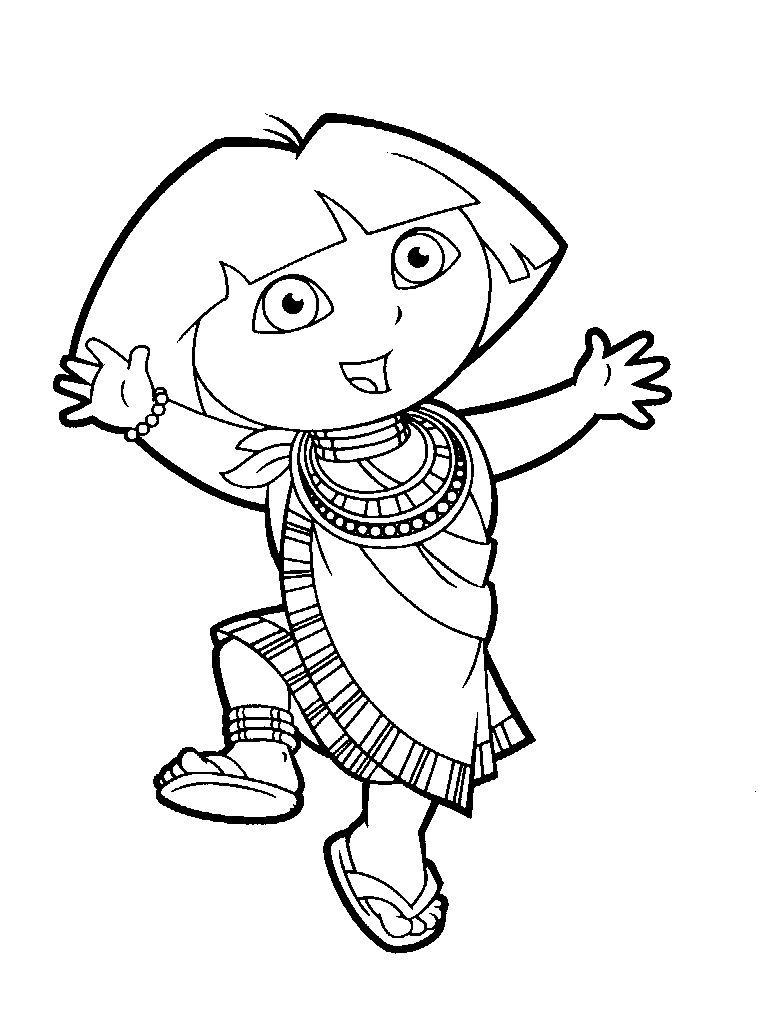 Página para colorir: Dora a Aventureira (desenhos animados) #29909 - Páginas para Colorir Imprimíveis Gratuitamente