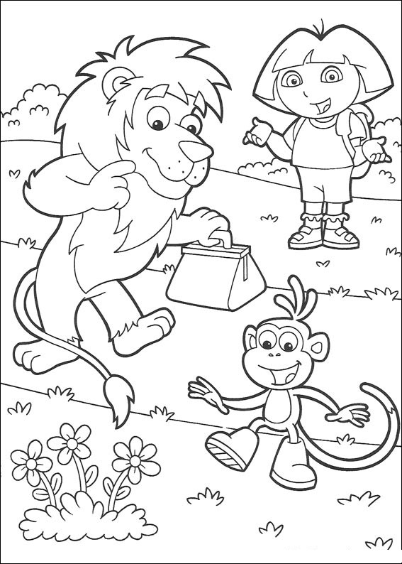 Página para colorir: Dora a Aventureira (desenhos animados) #29913 - Páginas para Colorir Imprimíveis Gratuitamente