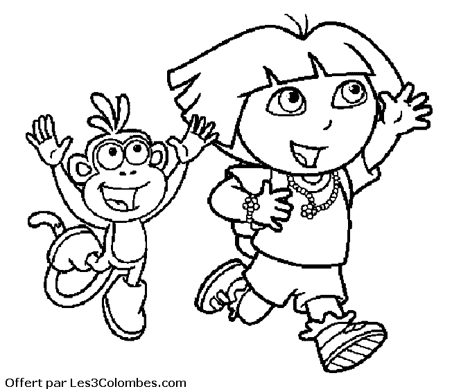 Página para colorir: Dora a Aventureira (desenhos animados) #29920 - Páginas para Colorir Imprimíveis Gratuitamente